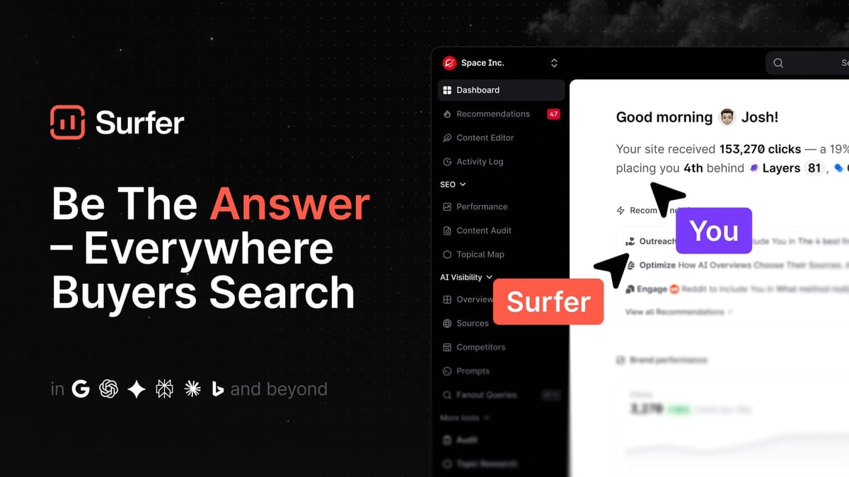 How to Use AgentBooks with Surfer: AI Content + Visibility product interface and feature overview