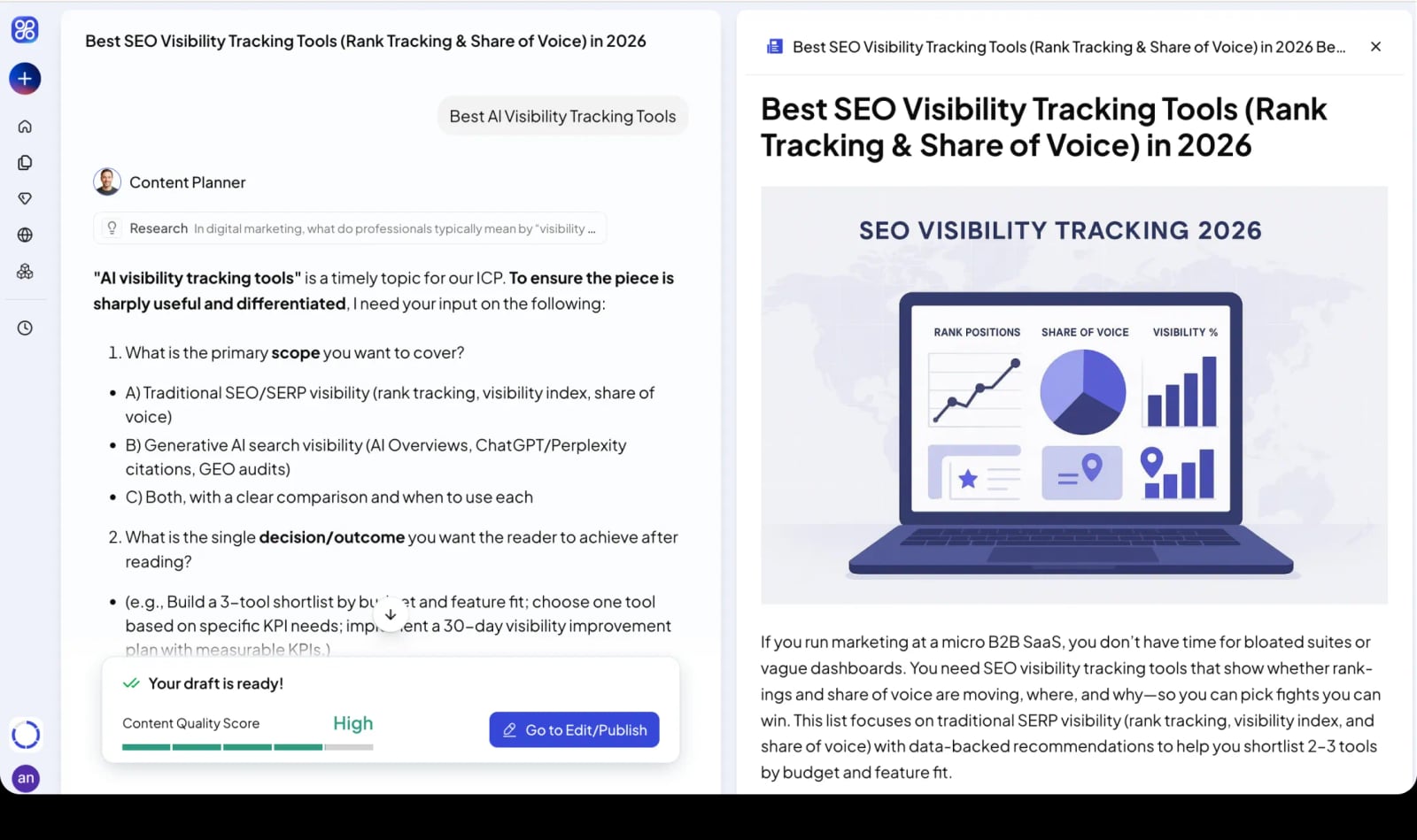 Writing Agent Dashboard