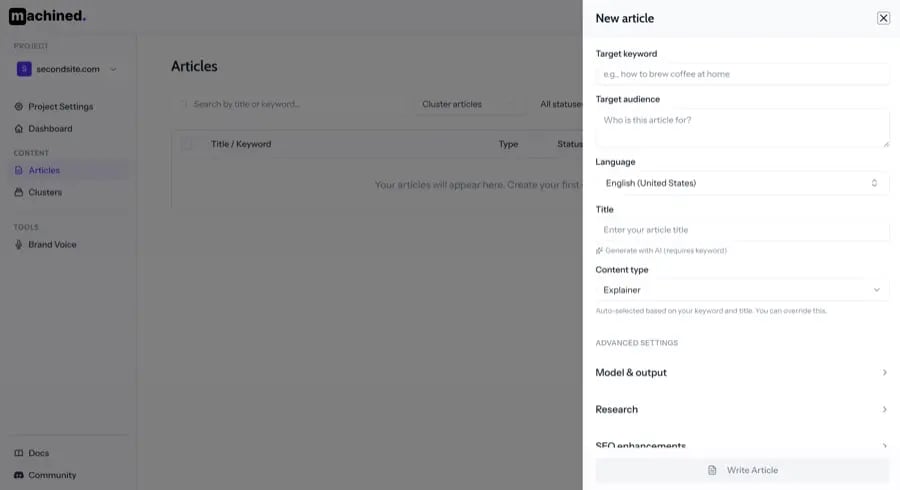 Custom Article Types & Templates